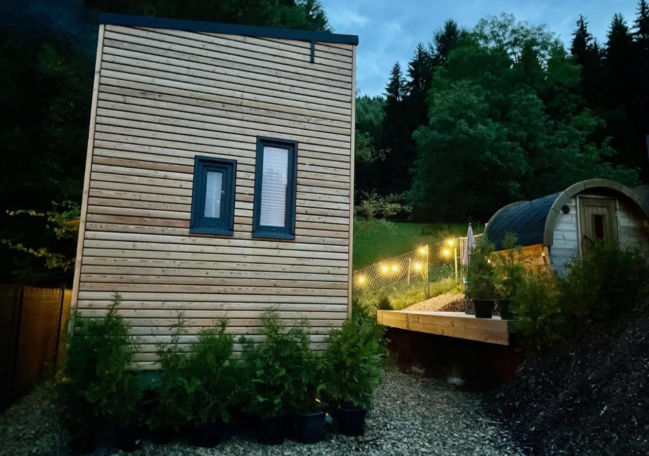 Tiny House Klitzeklein Am Waldrand Von Elpe Villa ออลสเบิร์ก ภายนอก รูปภาพ
